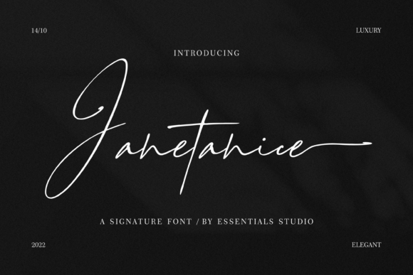 A Professional Review of Janetanice: A Script Font with Practical Grace