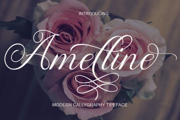 Amelline: A Modern Calligraphy Font for Editorial Elegance