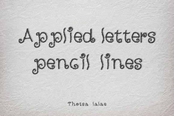 Applied Letters Font: Adding Vintage Charm to Modern Branding