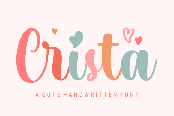 Crista: The Craft-Friendly Handwritten Font for Your Product Designs
