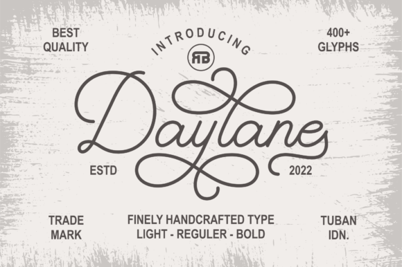 Daylane: A Modern Monoline Script Font for Branding