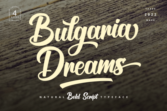 Discover Bulgaria Dreams: A Versatile Font for Creative Branding