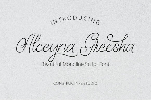 Elevate Your Craft with Alceyna Greesha Font