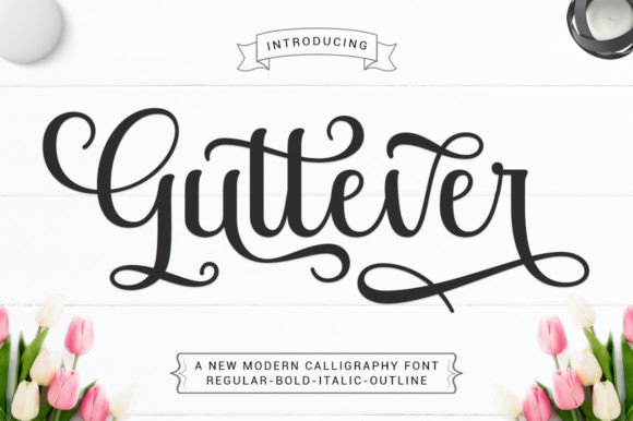 Guttever: A Handwritten Font for Modern Web Design