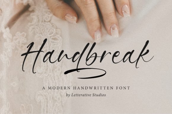 Handbreak: A Versatile Handwritten Font for Editorial Design