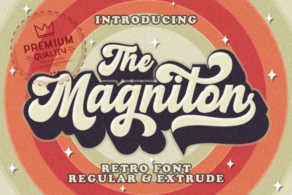 Magniton Font: Elevate Editorial Projects with Bold Handwritten Style