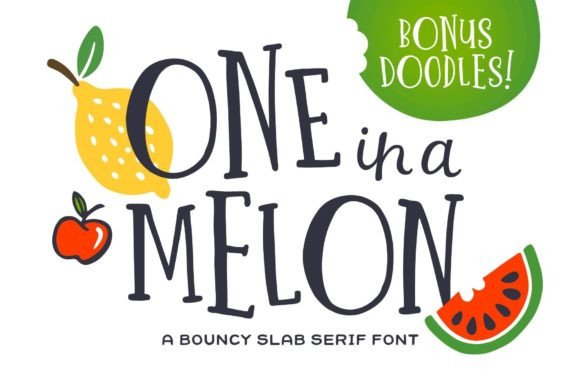 One in a Melon: A Refreshing Font for Summer Branding