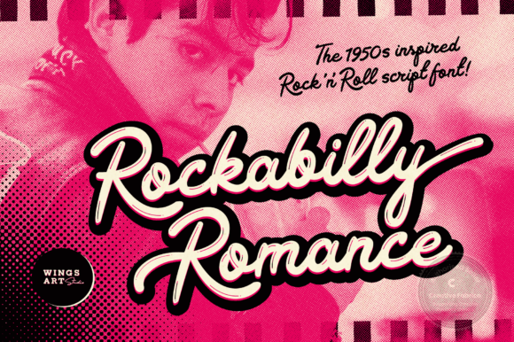 Rockabilly Romance: A Rebellious Font for Captivating Digital Campaigns