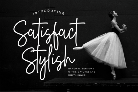 Satisfact Stylish: The Elegant Script Font for Modern Digital Branding