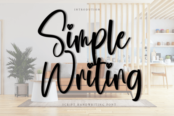 Simple Writing: A Handwritten Font for Editorial Design