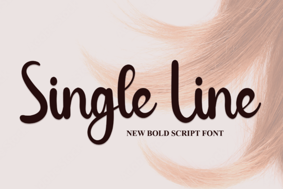 Single Line: A Charming and Elegant Script Font for Web Design