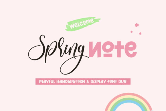 Spring Note: The Clear and Friendly Font for Your Campaigns