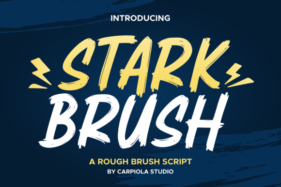 Stark Brush: A Handwritten Font for Editorial Elegance