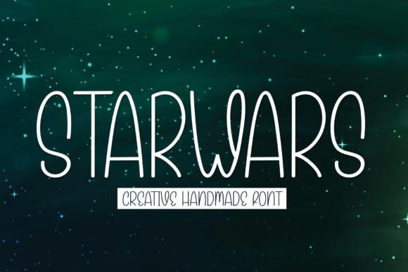 Starwars: A Bold Display Font with Galactic Ambition