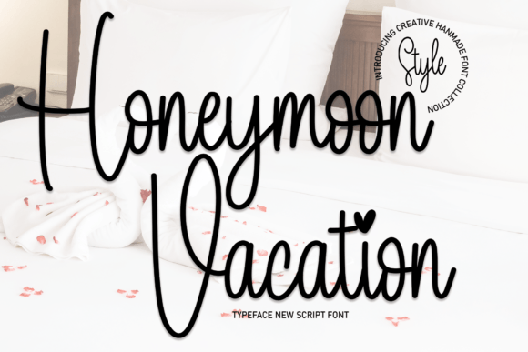 The Honeymoon Vacation Font for Handwritten Branding