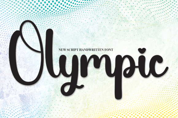 The Olympic Font: A Sweet Touch for Your Digital Designs
