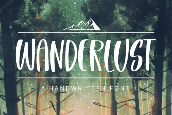 Wanderust: A Script Font Designed for Editorial Charm