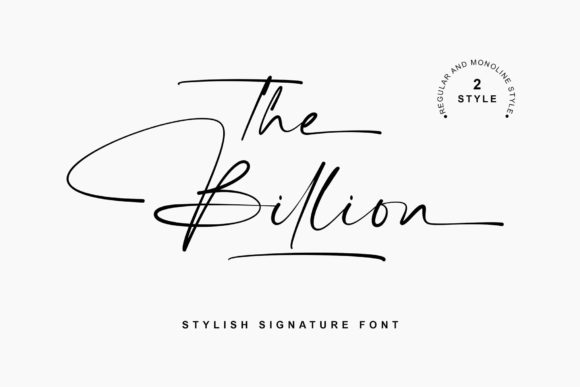 Why The Billion is a Premier Script Font for Digital Creators