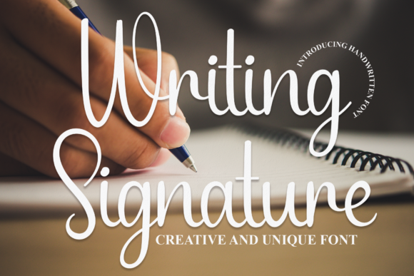 Writing Signature: A Font for Consistent Branding
